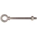 National Mfg/Spectrum Brands Hhi Eye Bolt 3/8"-16, 4-1/2 in Shank, 3/4 in ID, Steel, Galvanized N245-134